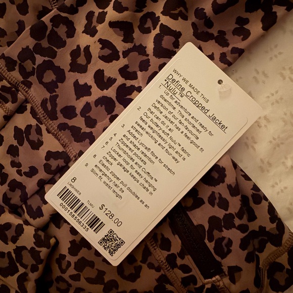 NWT Define Cropped Jacket Nulu - Picture 9 of 11